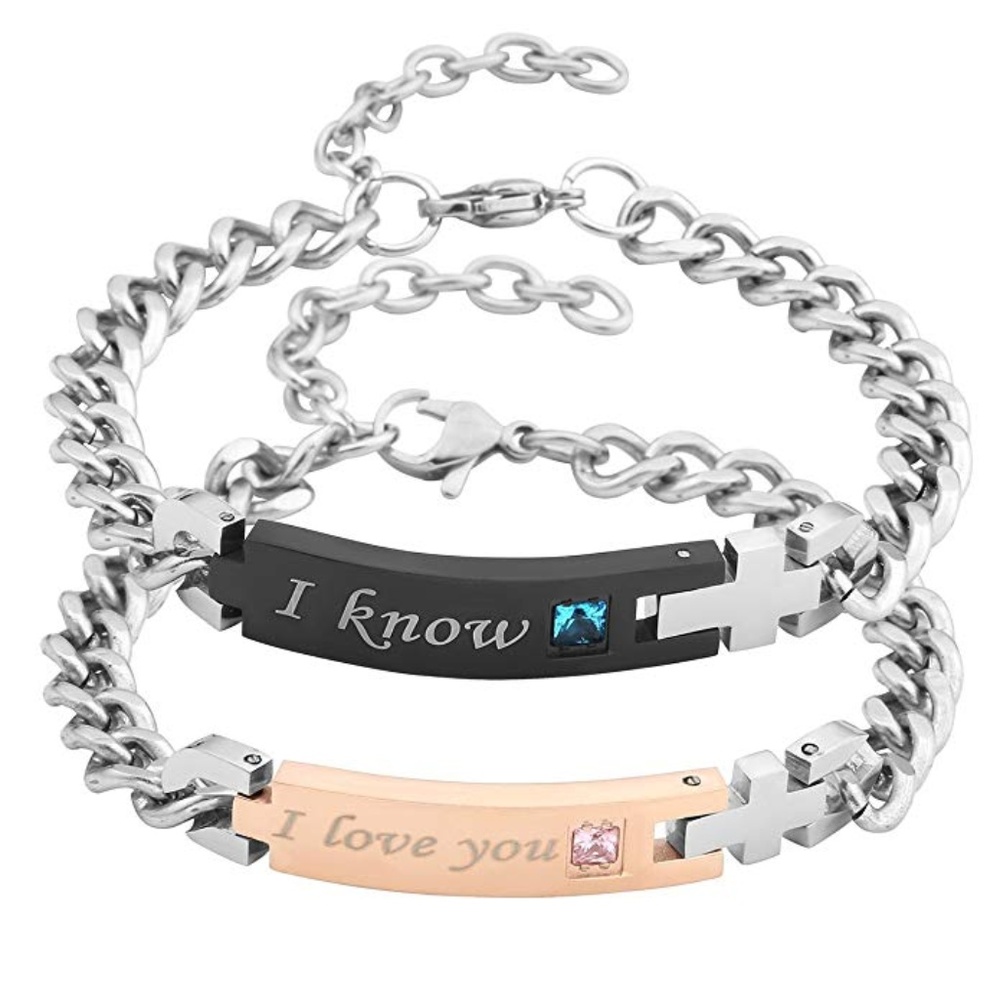 Stainless bracelets for couple